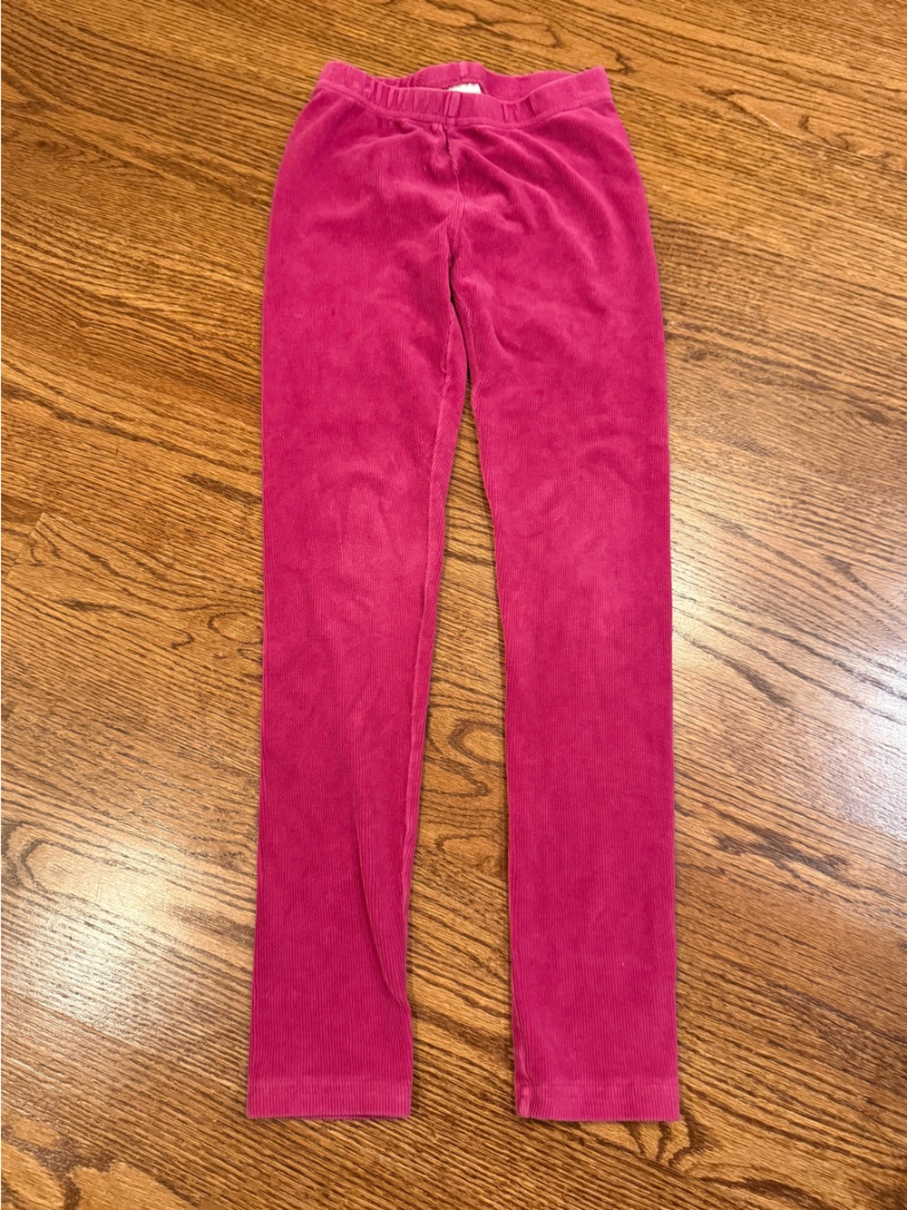 Hanna Andersson Pink Velour Leggings Sz 8